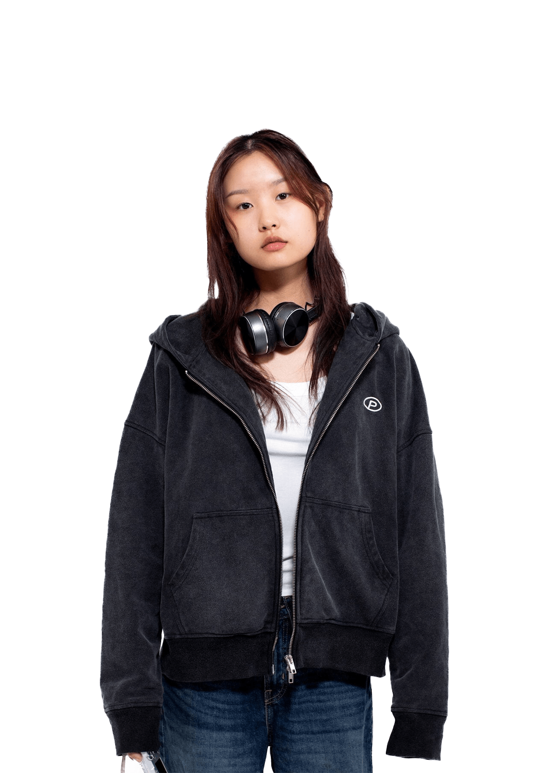 V.1 ZIP-UP - VINTAGE BLACK