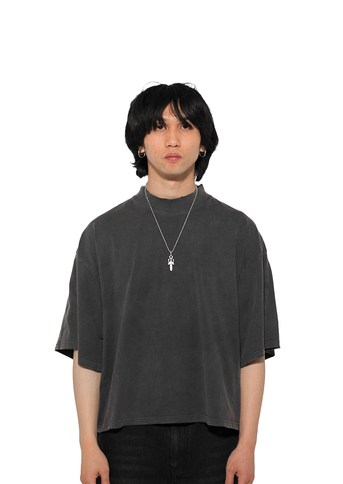 VINTAGE BLACK V.1 BOXY TEE