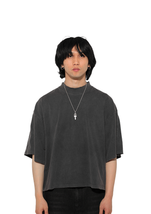 VINTAGE BLACK V.1 BOXY TEE