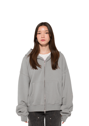 CONCRETE GREY V.2 ZIP-UP