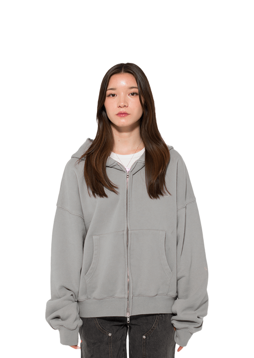 CONCRETE GREY V.2 ZIP-UP