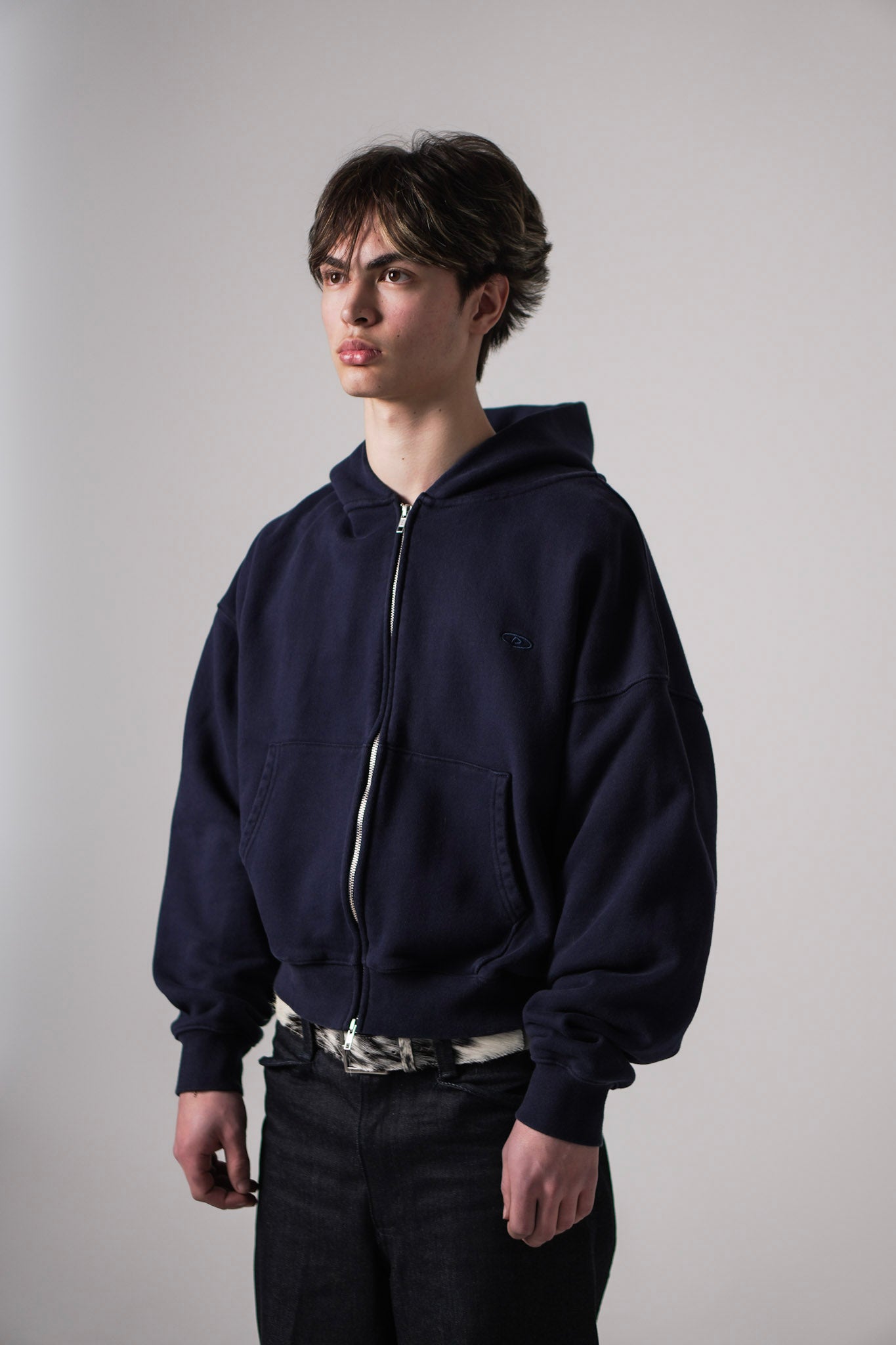 ZIP-UP HOODIE - TWILIGHT BLEU