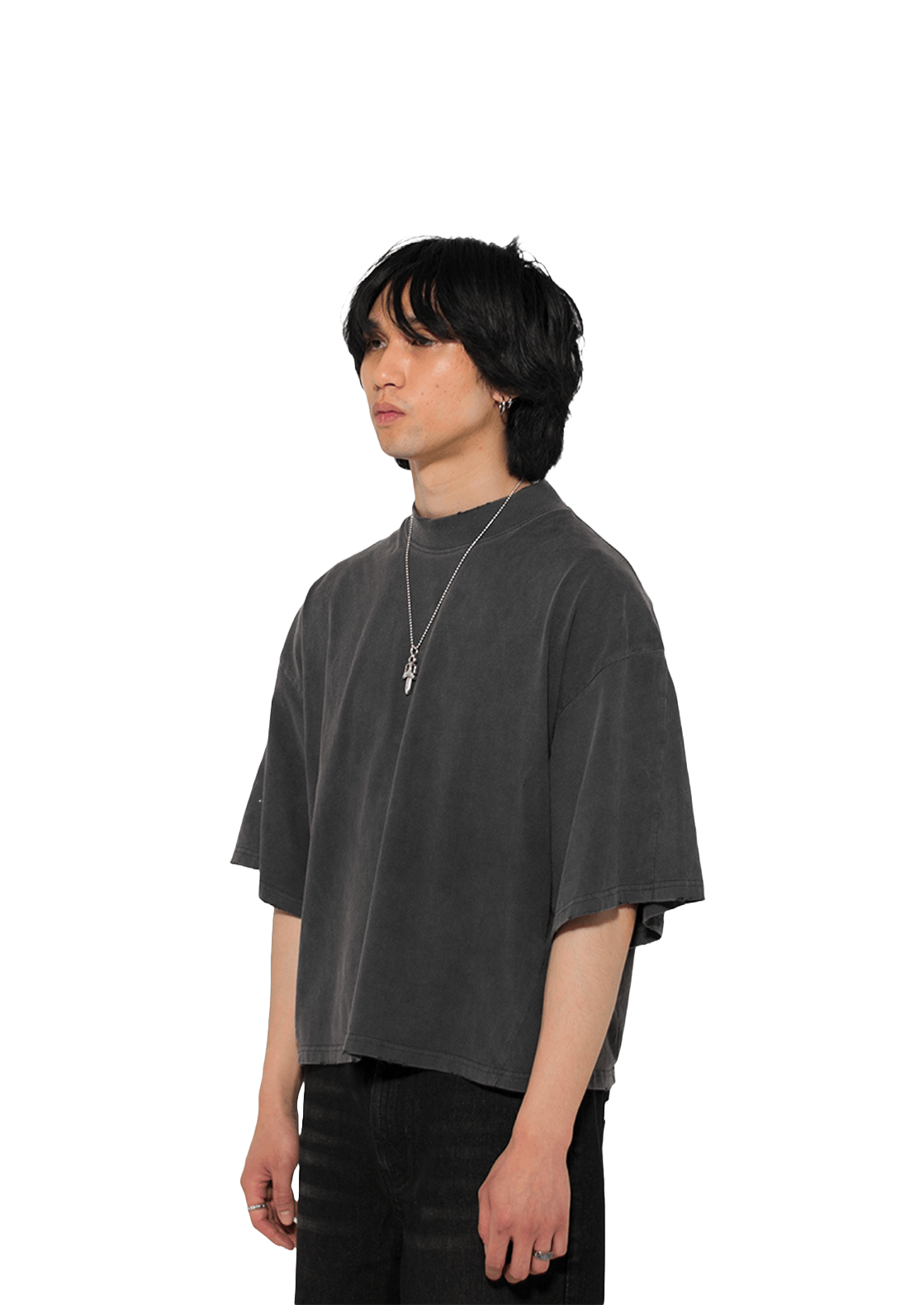 VINTAGE BLACK V.1 BOXY TEE