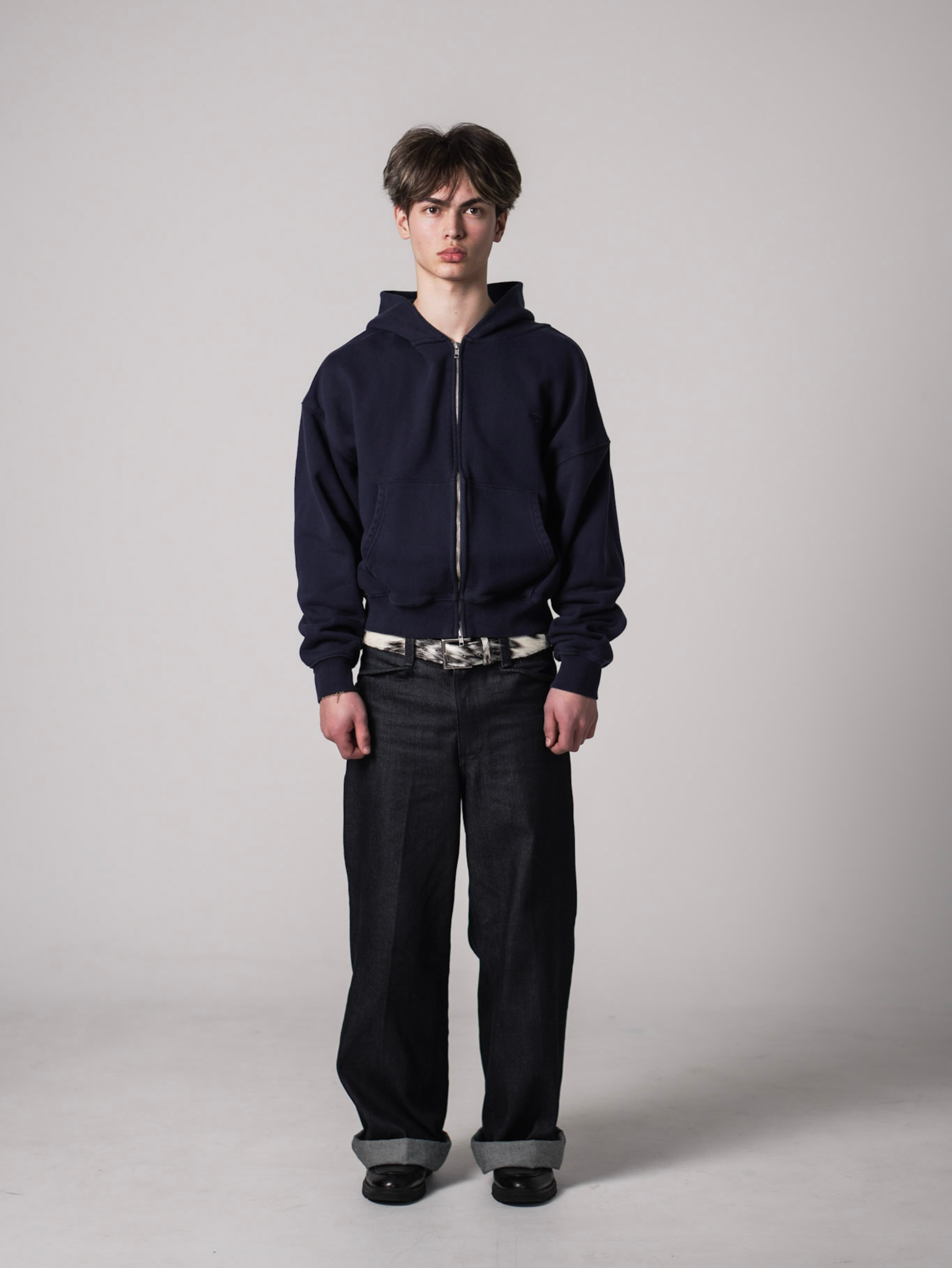 ZIP-UP HOODIE - TWILIGHT BLEU