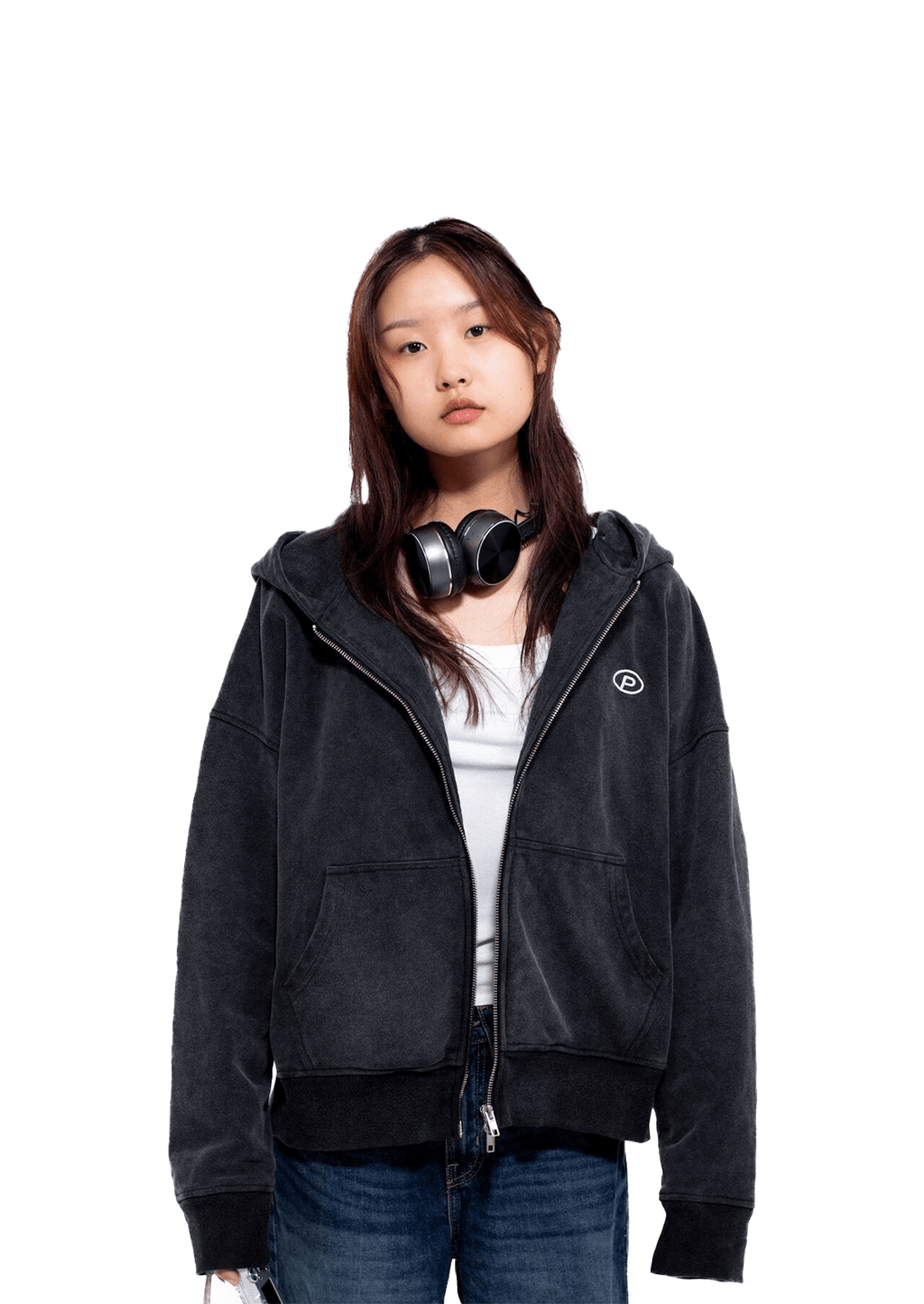V.1 ZIP-UP - VINTAGE BLACK