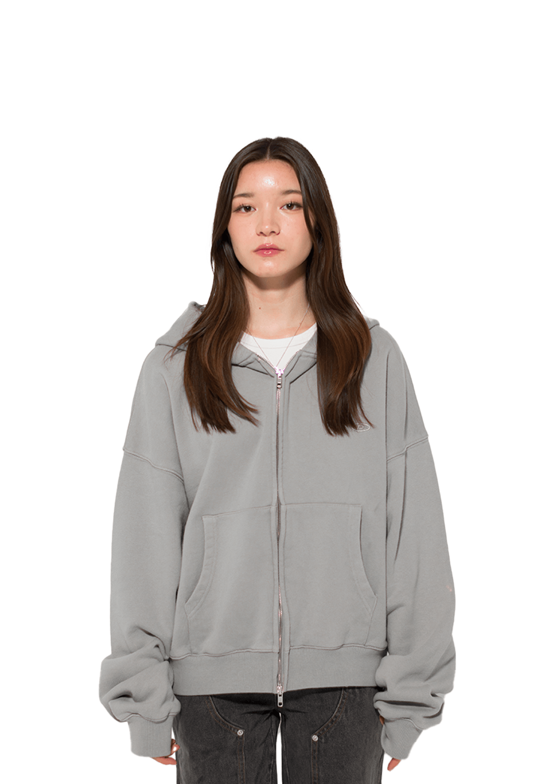 CONCRETE GREY V.2 ZIP-UP